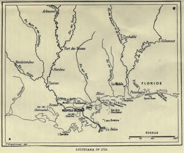 Louisiana in 1722